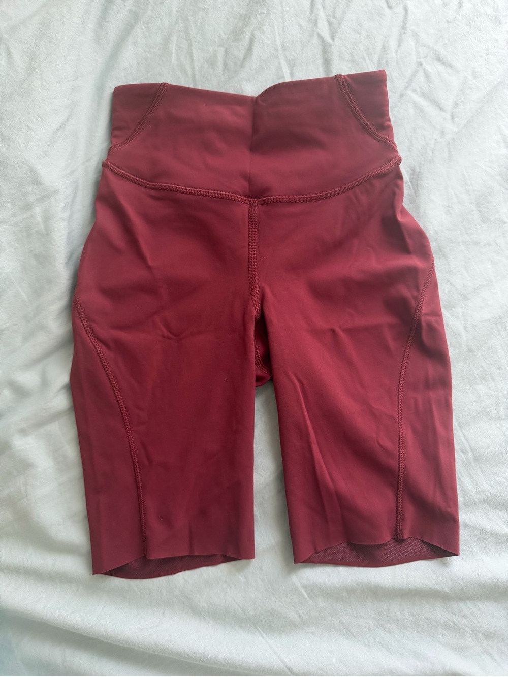 lululemon athletica High-Rise Bike Shorts in Deep Wine